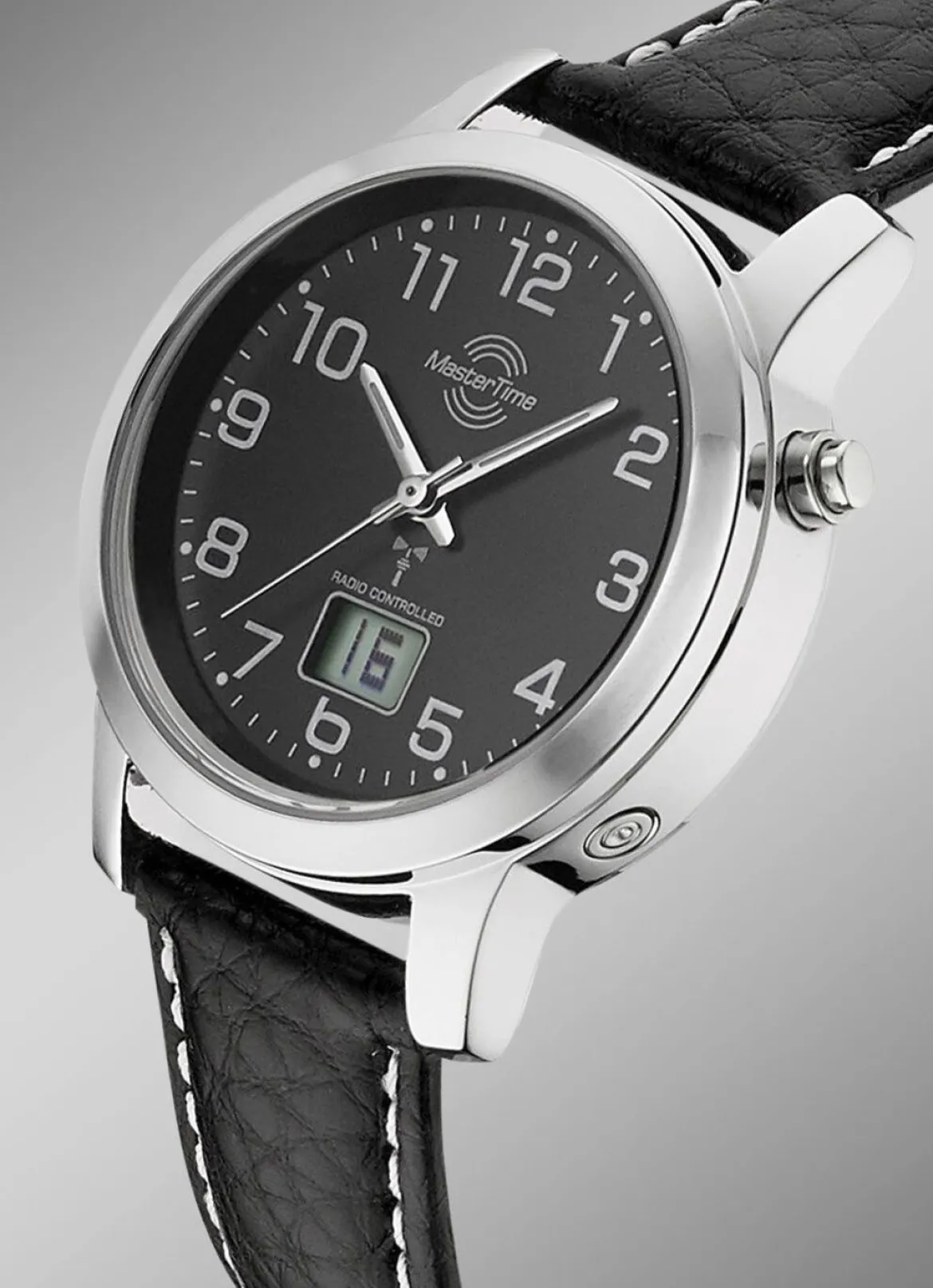 Modische, sportliche Damen-Lederarmbanduhr