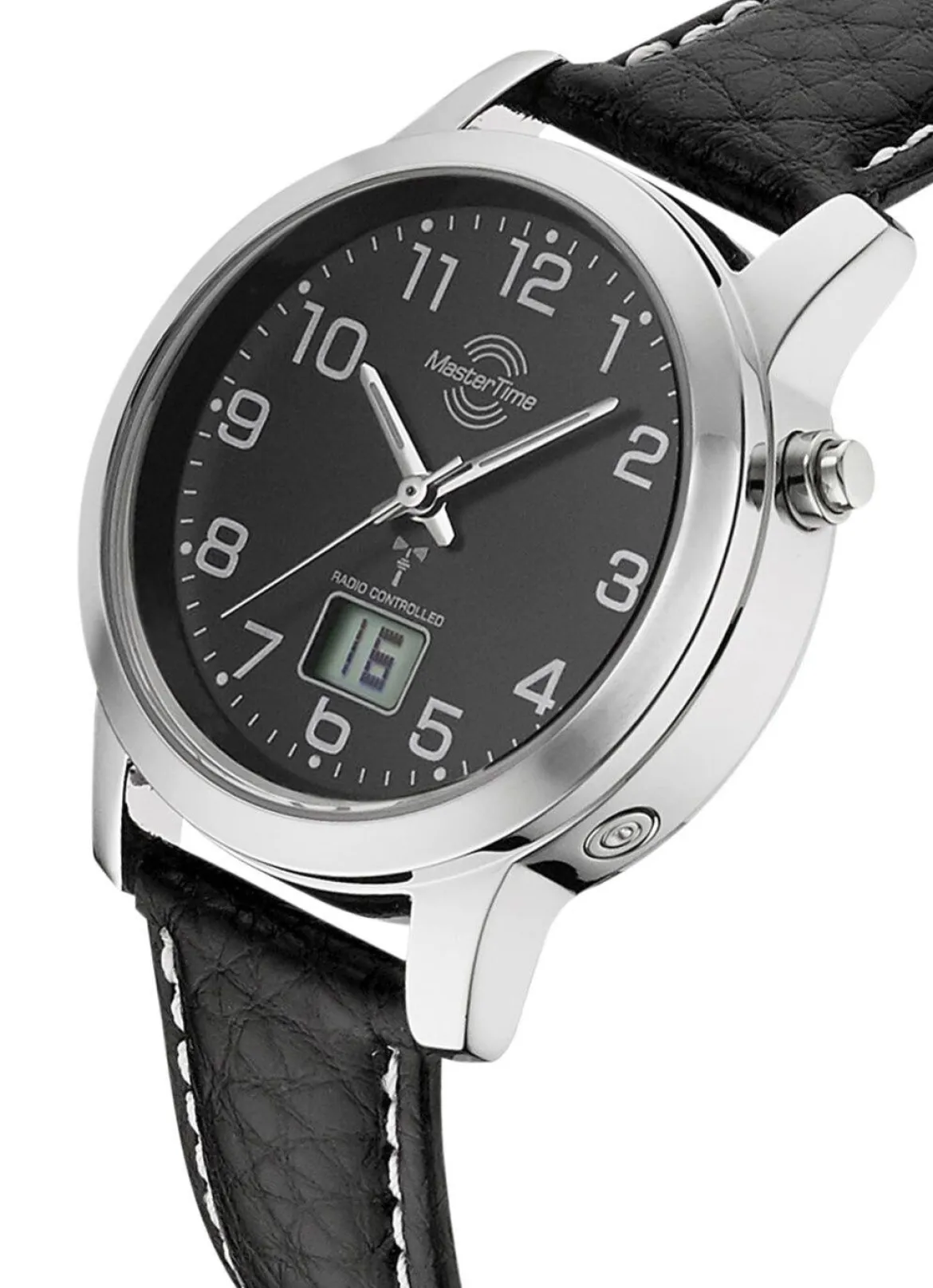 Modische, sportliche Damen-Lederarmbanduhr