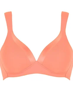 Naturana BH mit Satinblende am Dekolleté