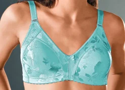 Naturana Minimizer-BH mit dezent glänzendem Floraldruck