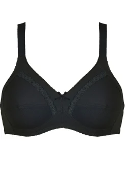 Naturana Zweierpack BH mit dekorativem Spitzenband in den Cups