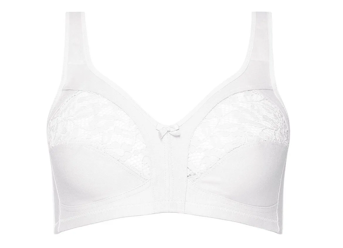 Naturana Zweierpack BH mit elastischer Spitze