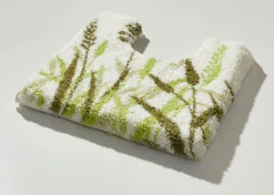 Naturnahe Badgarnitur mit Gräsermotiv