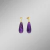 Ohrstecker aus Gold mit Amethyst