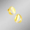 Ohrstecker in Bicolor mit Diamanten