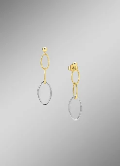 Ohrstecker: Moderne Eleganz in Bicolor
