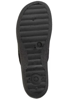 Pantoffel aus kariertem Textil