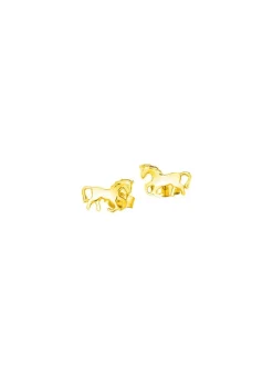 Pferde-Ohrstecker aus Gold
