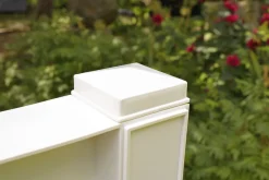 Pflanzkasten mit Spalier aus robustem Kunststoff