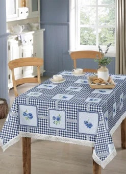 Pflegeleichte Wachstuch-Tischdecke