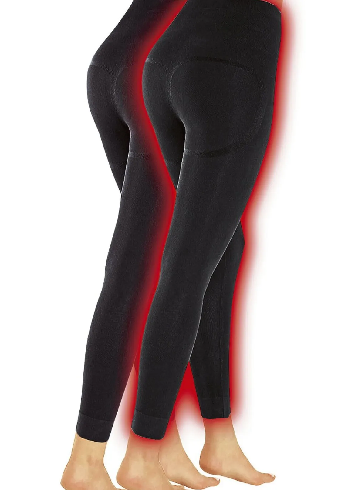 Polar-Mikrofaser Zweierpack Thermoleggings
