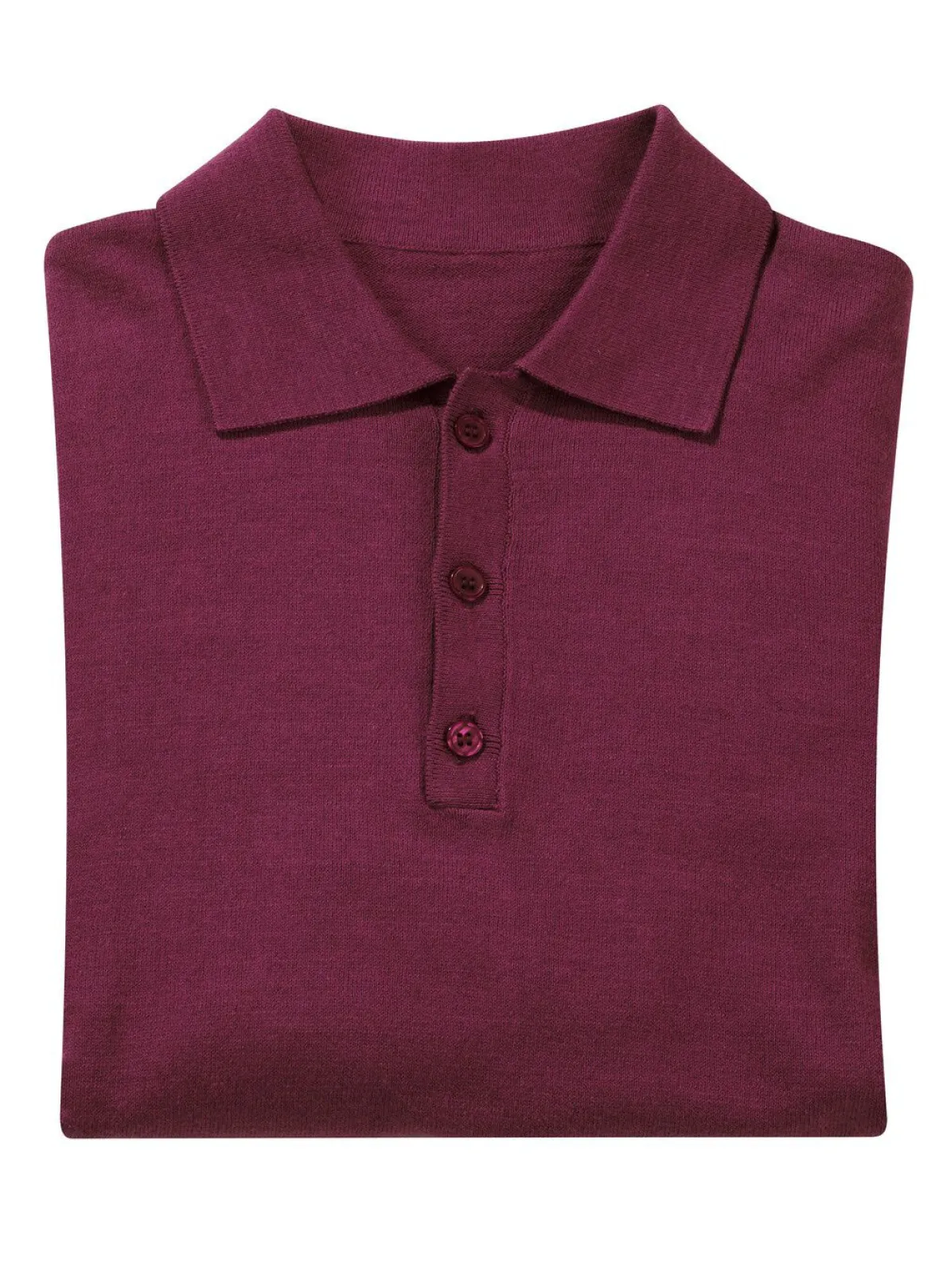 Polopullover mit kurzer Knopfleiste in 4 Farben