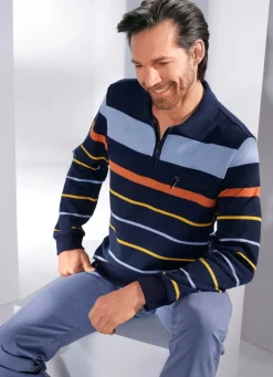 Poloshirt mit kurzem Reißverschluss