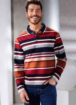 Poloshirt mit Seitenschlitzen