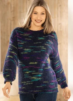 Pullover aus Effektgarn