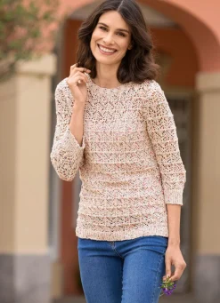 Pullover aus hochwertigem Multicolor-Effektgarn