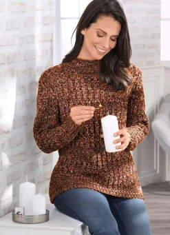 Pullover in aufwendiger Melange-Optik
