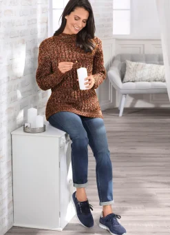 Pullover in aufwendiger Melange-Optik