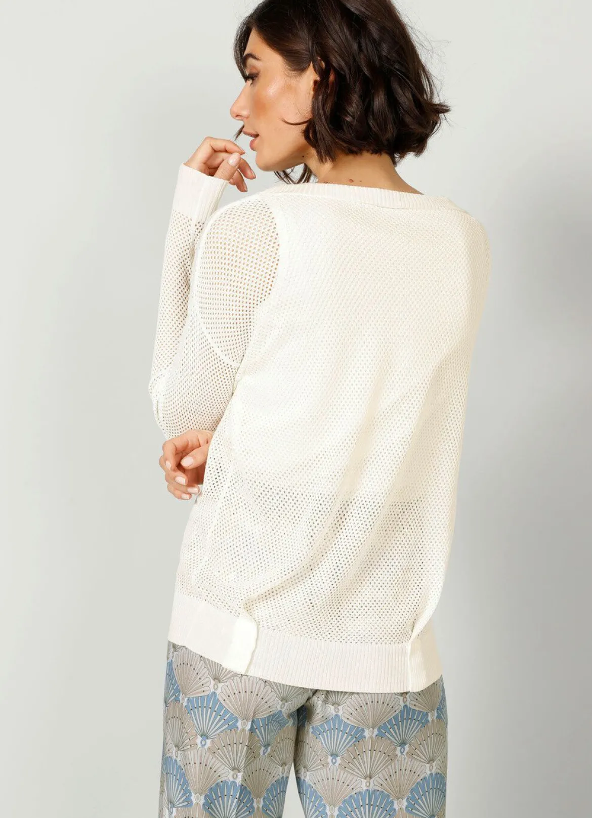 Pullover in Feinstrick
