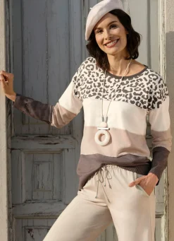 Pullover in Feinstrick