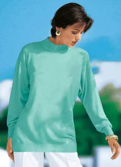 Pullover in Feinstrick mit Schurwolle