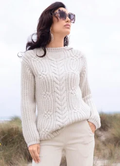 Pullover in flauschig weichem Grobstrick