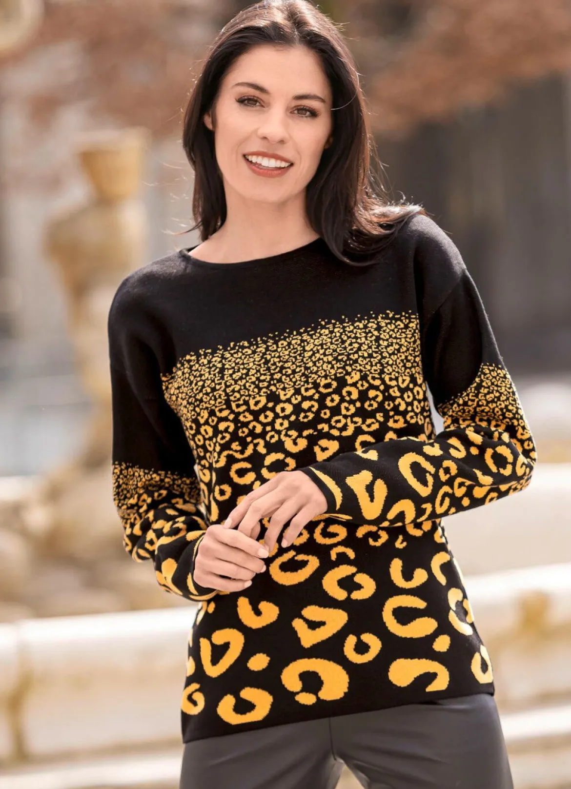 Pullover in Jacquard-Dessin