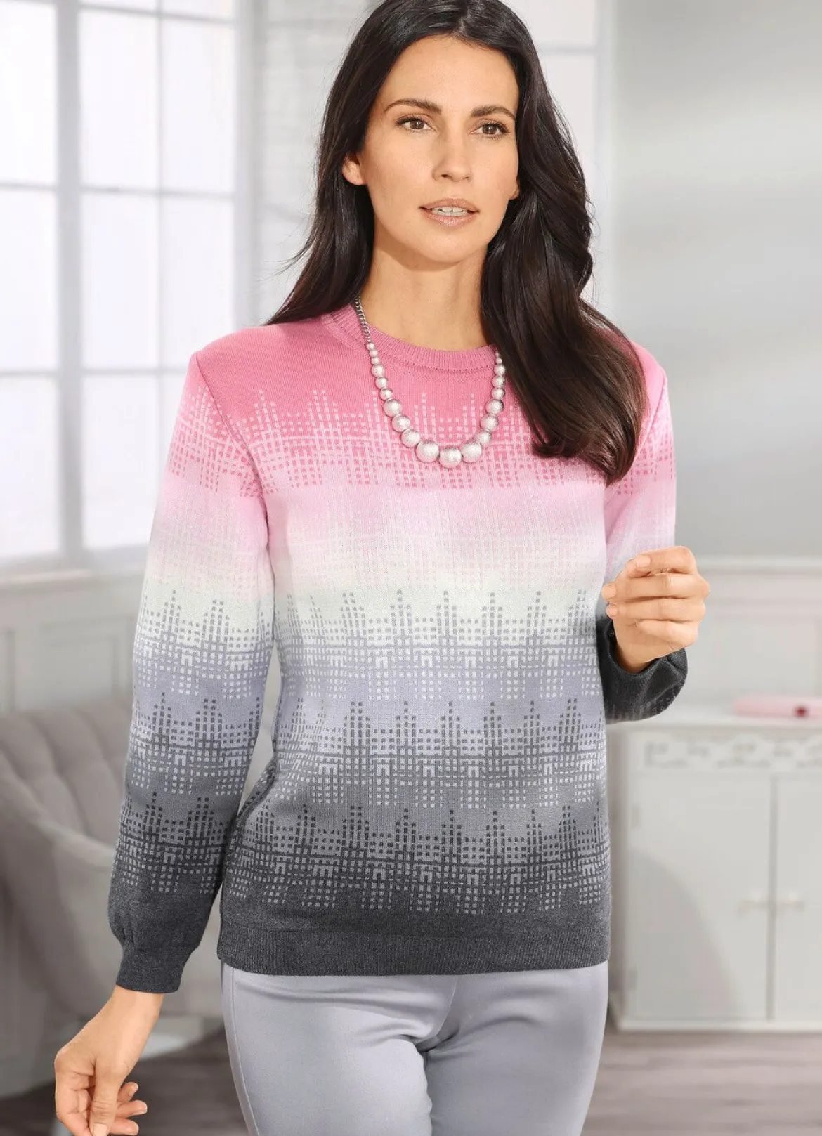 Pullover in Jacquard-Dessin