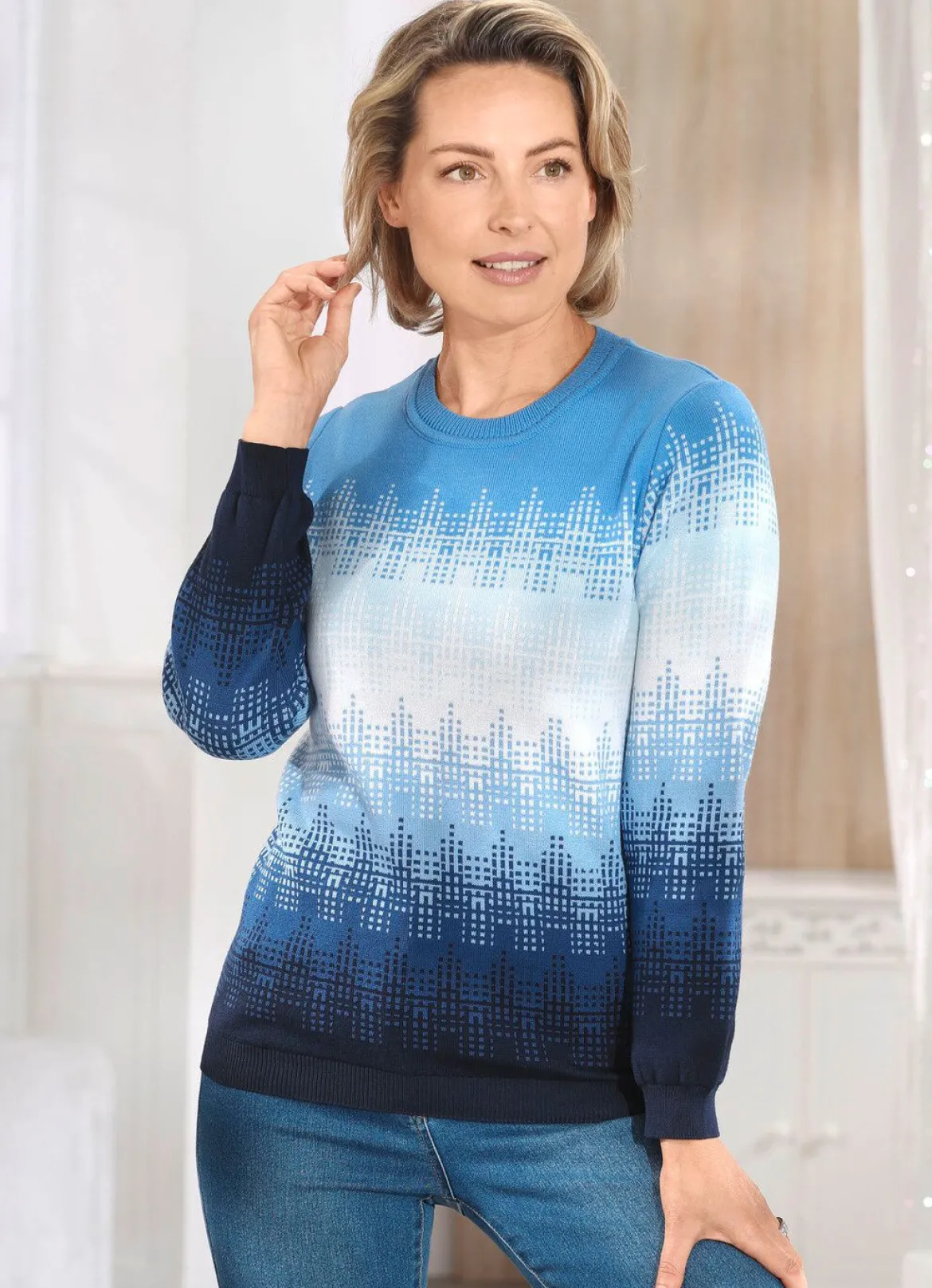Pullover in Jacquard-Dessin