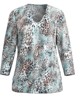 Pullover in Jacquard-Feinstrick
