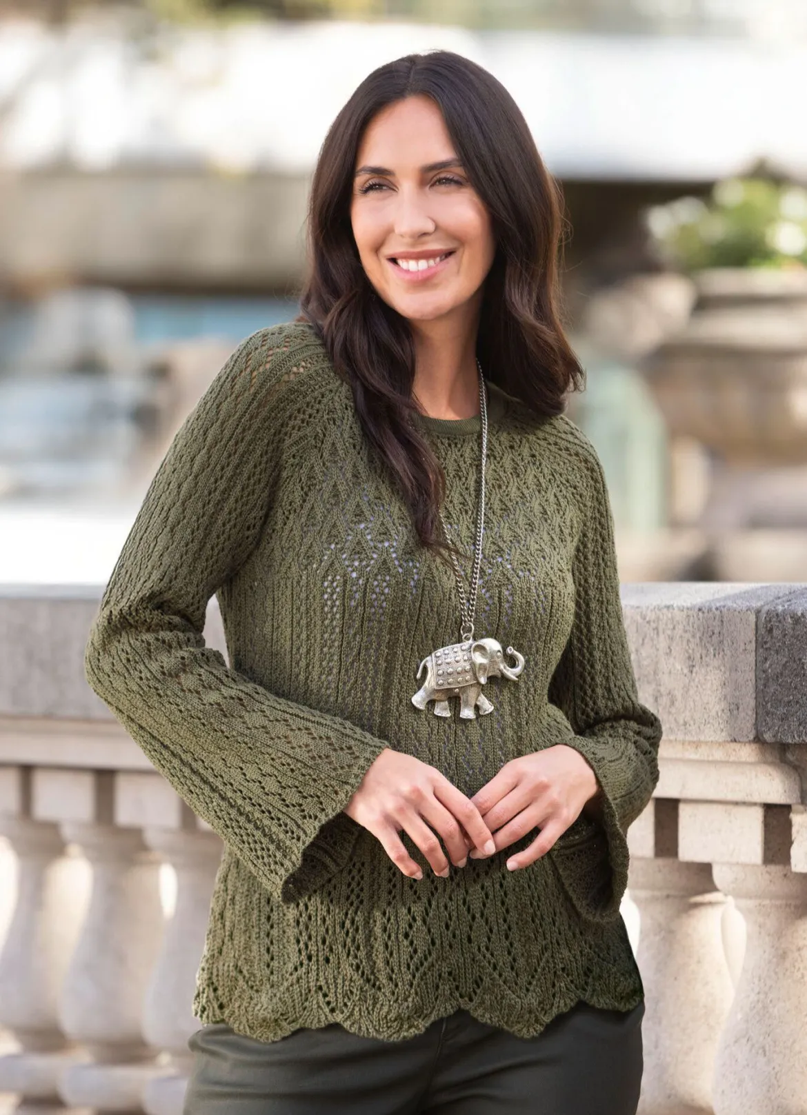 Pullover in tollem Mustermix