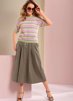 Pullover in tollem Streifendessin