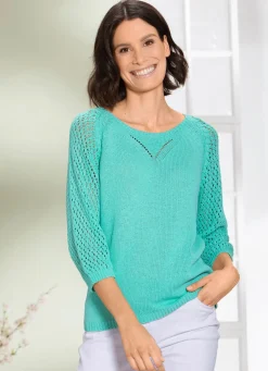 Pullover mit Ajourmuster