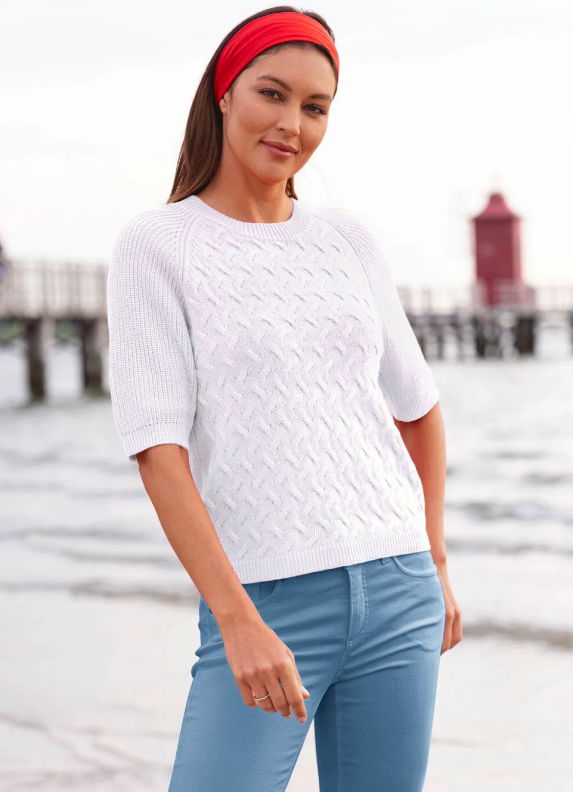 Pullover mit recycelter Baumwolle
