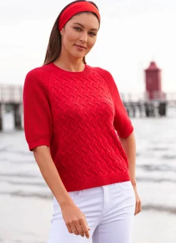 Pullover mit recycelter Baumwolle