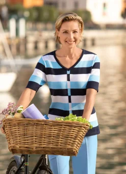 Pullover mit Sreifendessin