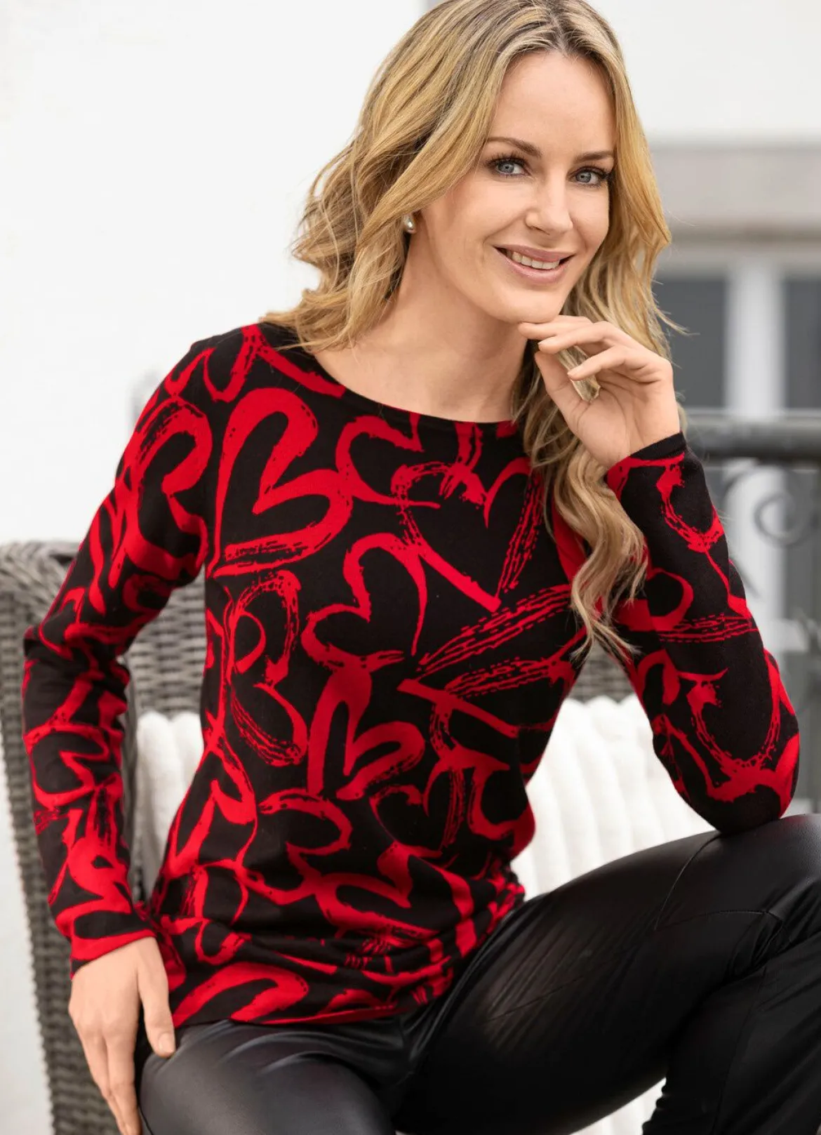 Pullover mit viel Herz