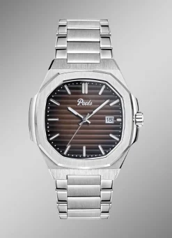 Quartz-Herrenuhr aus Edelstahl