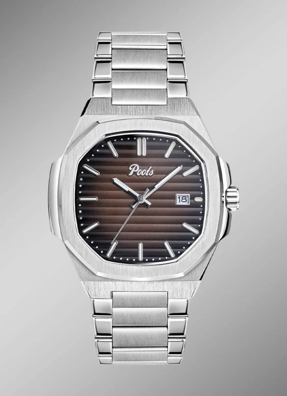 Quartz-Herrenuhr aus Edelstahl