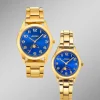 Quartz-Partneruhr von Pools mit Mondphasen