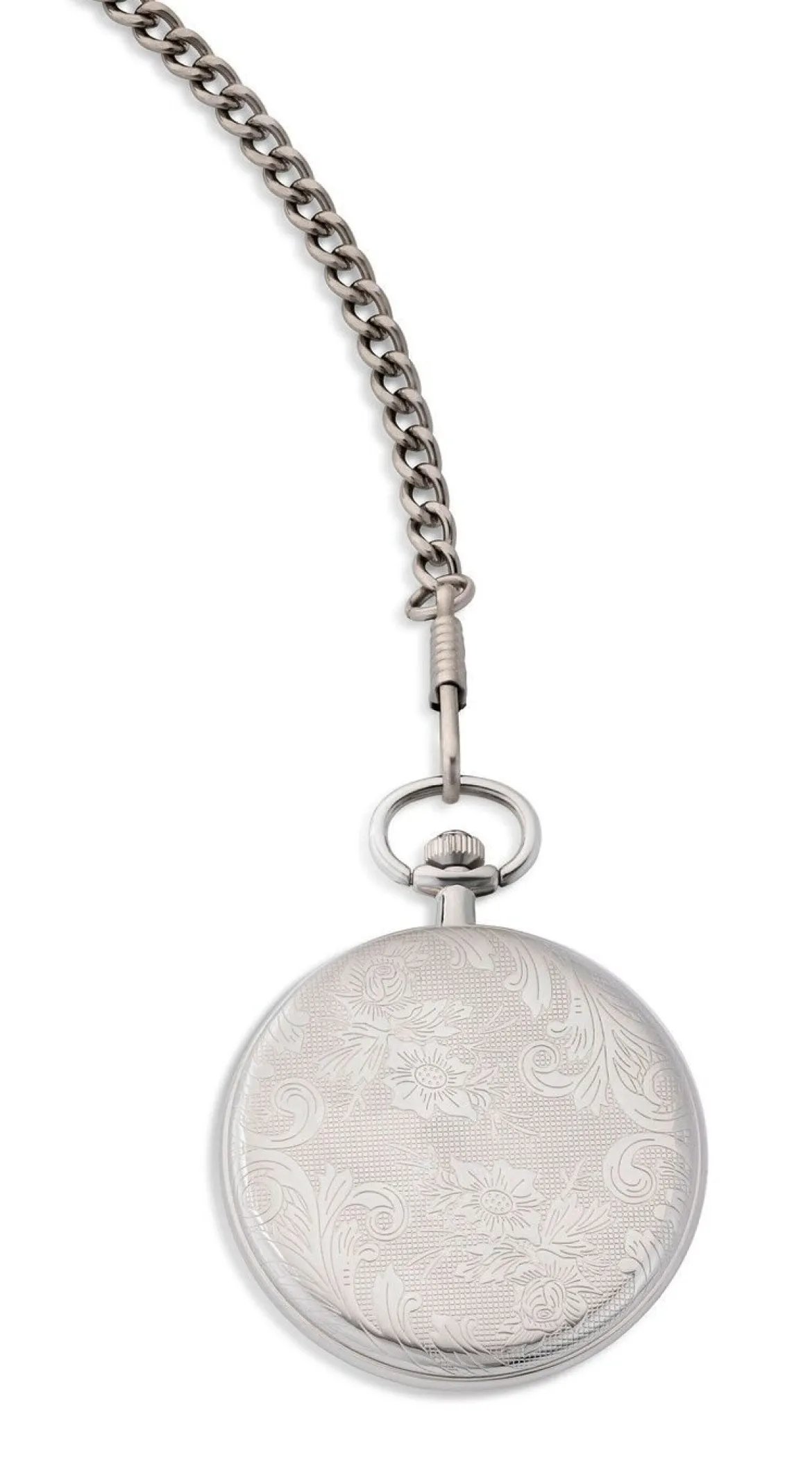 Quartz-Taschenuhr mit Metallgehäuse