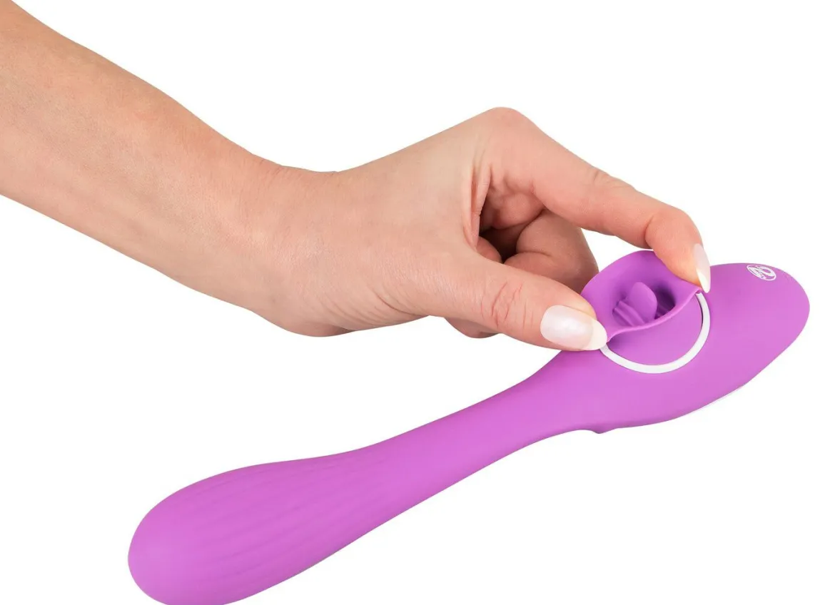 Rabbitvibrator mit Leckfunktion