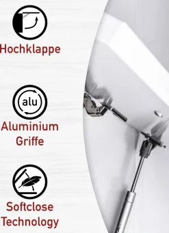 Raffinierte Schränke mit Melaminbeschichtung