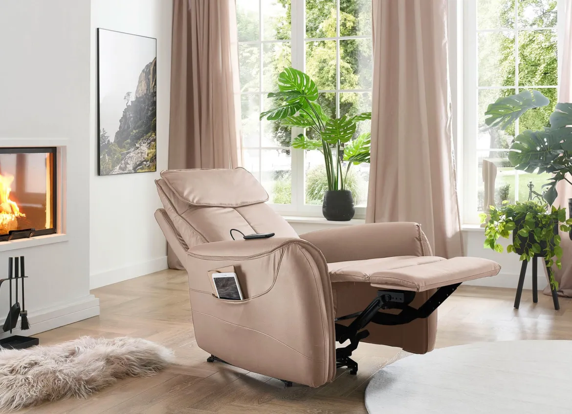 Relaxsessel mit Massage-und Heizfunktion