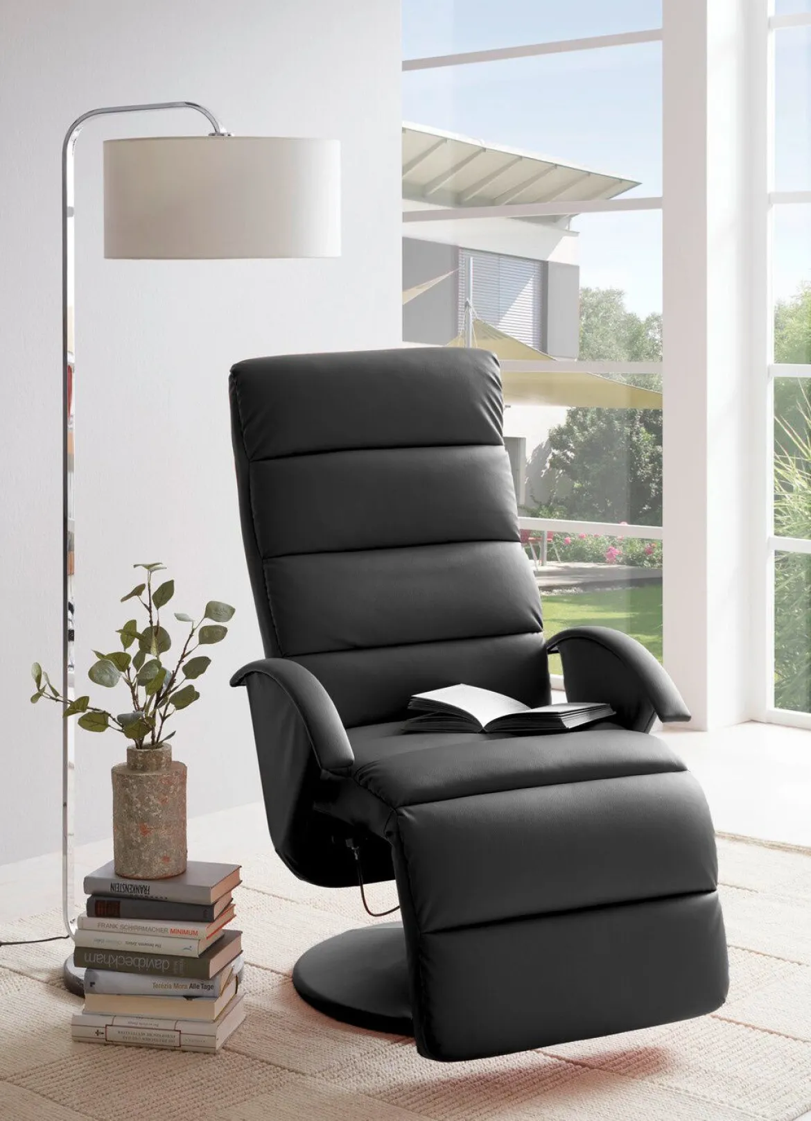 Relax-Sessel mit stabilem Metallrahmen
