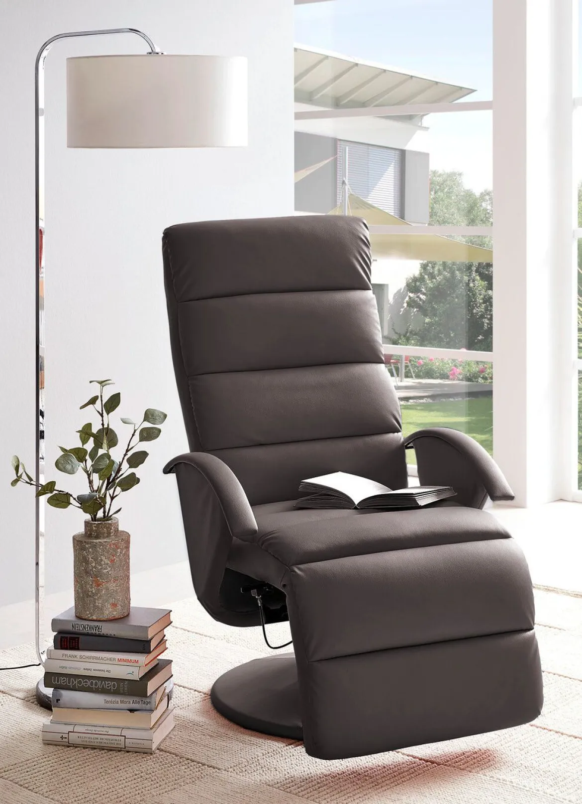Relax-Sessel mit stabilem Metallrahmen