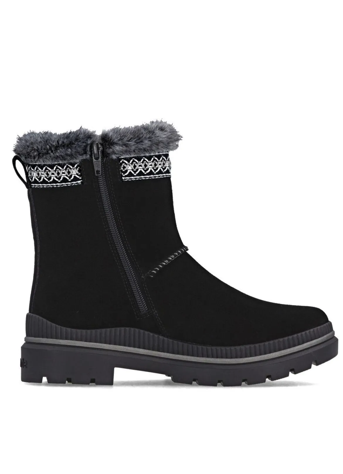 Remonte, gefütterte Damen-Stiefeletten, Winterschuhe, Weite G, mit Lammfell
