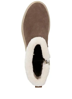 Remonte, gefütterte Damen-Stiefeletten, Winterschuhe, Weite G, mit Lammfell