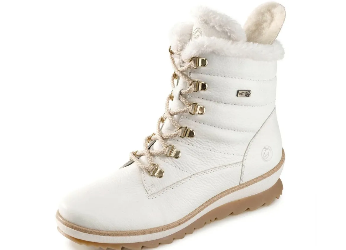Remonte, gefütterte Damen-Stiefeletten, Winterschuhe, Weite G, mit Lammwolle