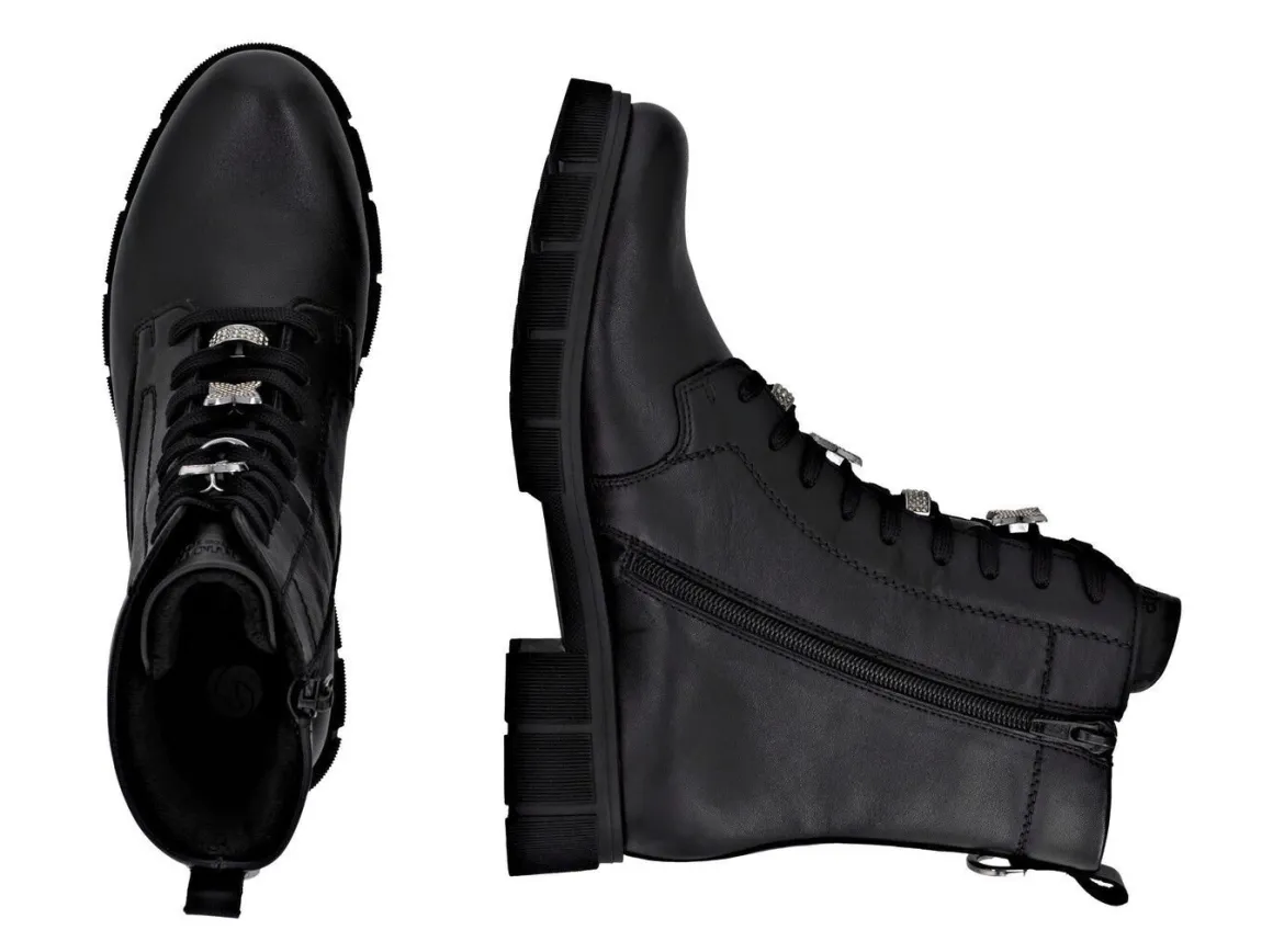 Remonte, schicke Damen-Stiefeletten, Winterschuhe, Weite G, mit Reißverschluss